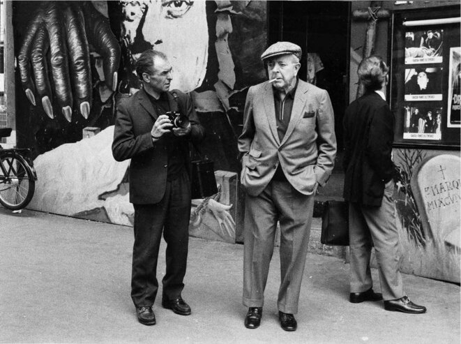 Robert Doisneau et Jacques Prévert © André Pozner Robert Doisneau et Jacques Prévert © André Pozner
